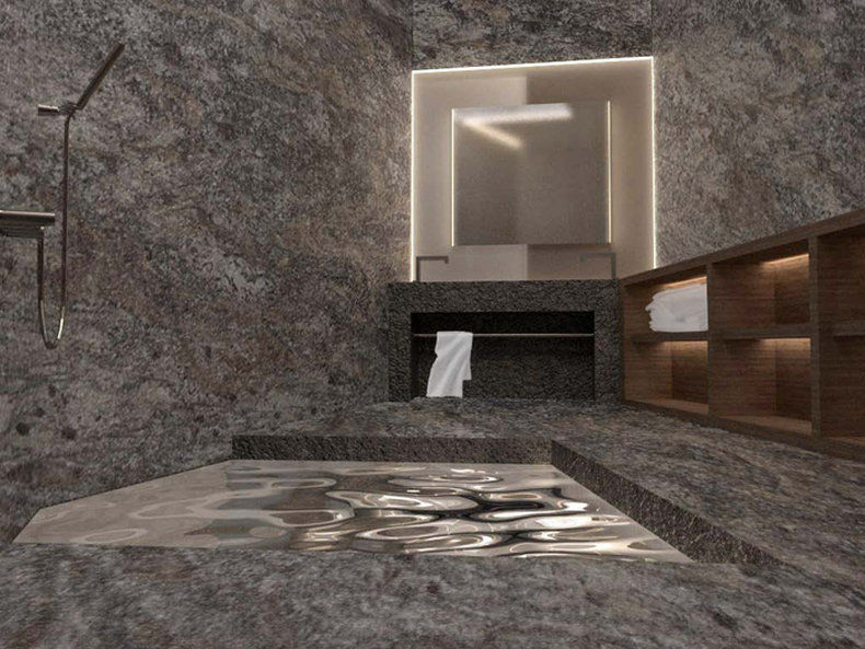The Emperor Tiananmen Beijing Hotel Bagian luar foto 3D rendering of a bathroom