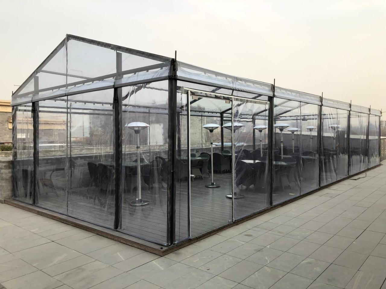 The Emperor Tiananmen Beijing Hotel Bagian luar foto A polycarbonate greenhouse